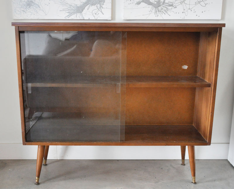 Vintage Mid Century Modern Sideboard Before And After Visual