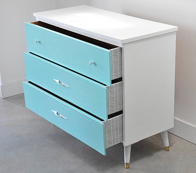 vintage dresser after