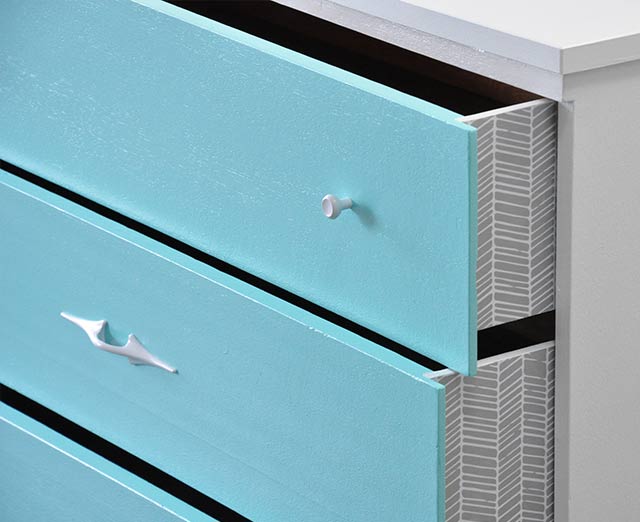 vintage dresser after