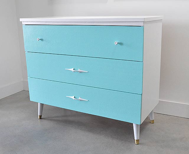 vintage dresser after