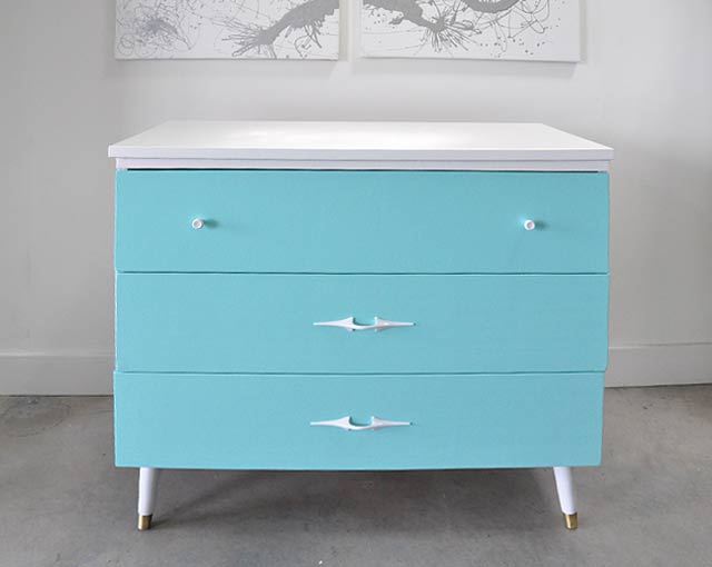 vintage dresser after