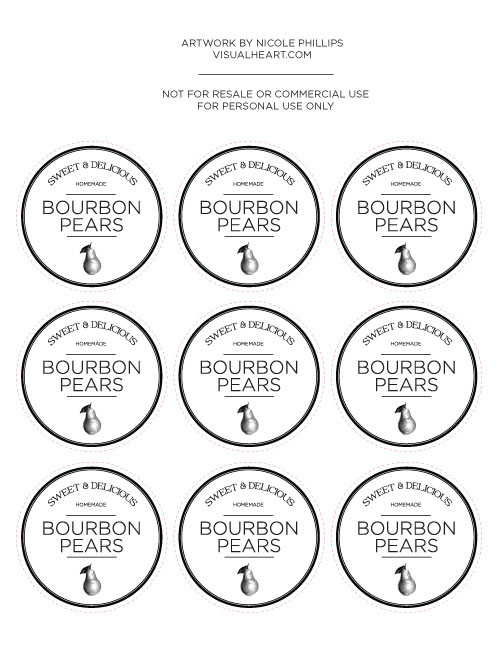 free printable labels for canning