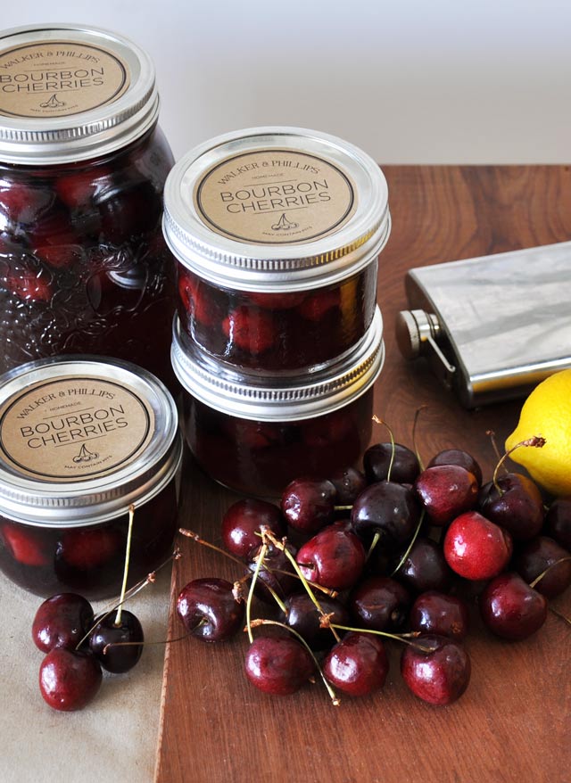 bourbon vanilla soaked cherries