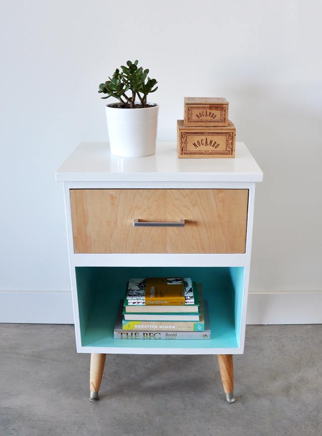 vintage mid century modern night stand