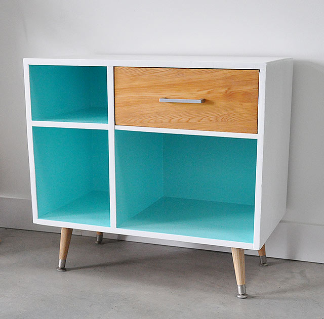 vintage mid century modern cabinet