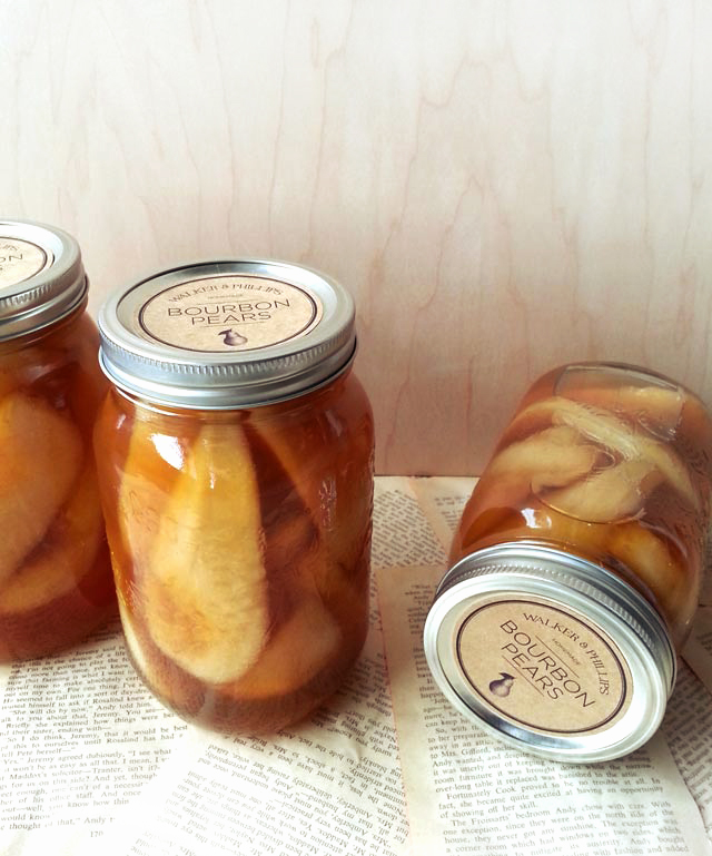 vanilla bourbon pears