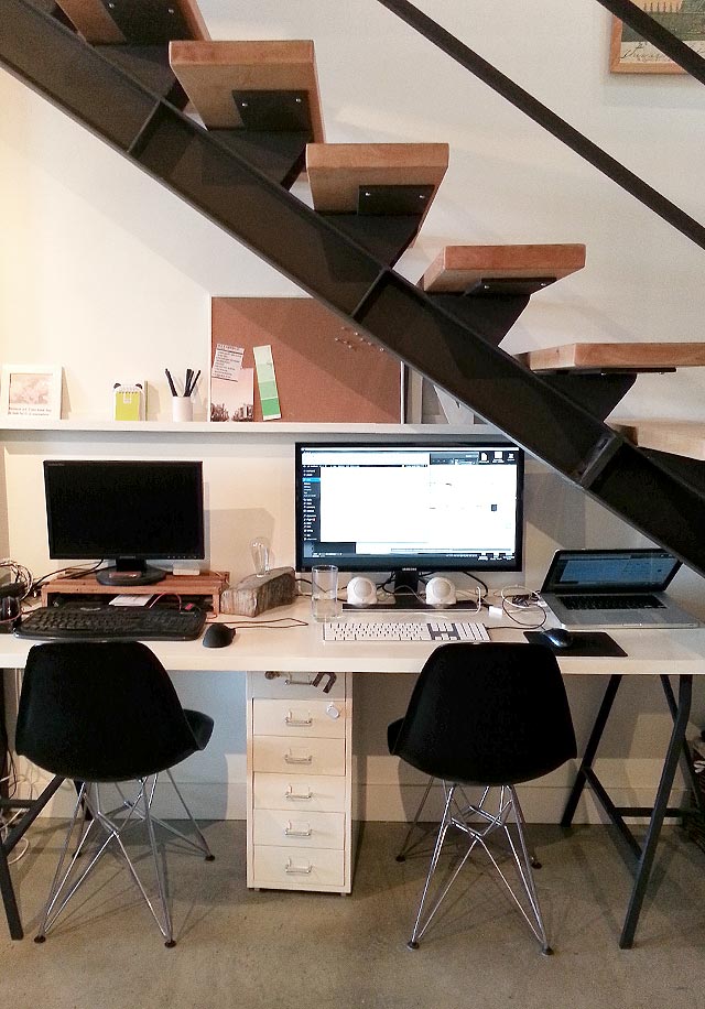 home office before