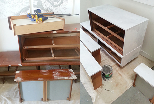 mid century modern before and after
