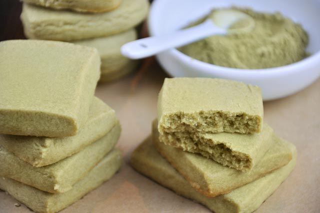 Matcha Green Tea Shortbread Cookie Recipe