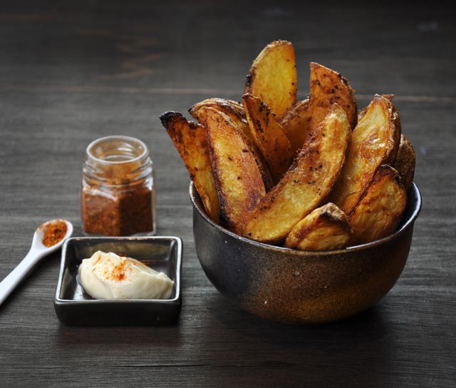 Crispy Potato Wedges