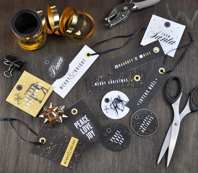 free printable Christmas gift tags