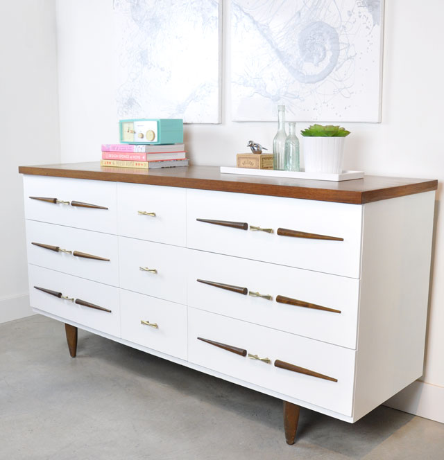 vintage furniture before and after