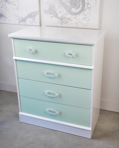 painted dresser