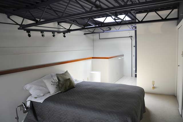 loft bedroom before