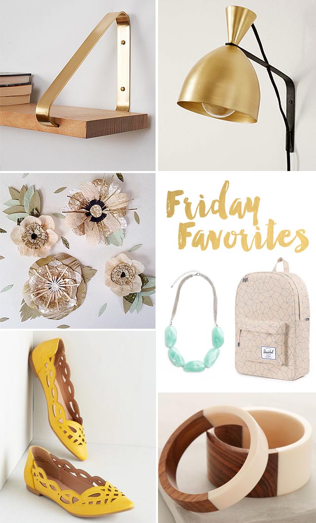 friday favorites accessories and brass