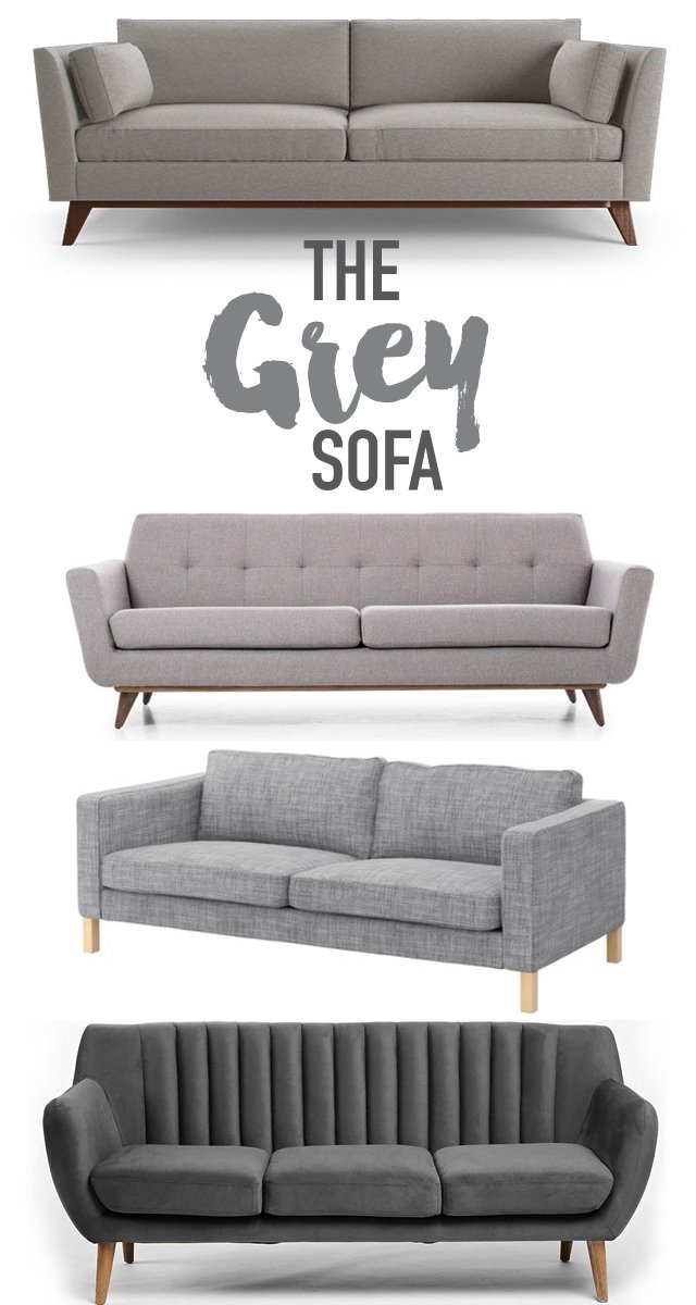 grey sofa