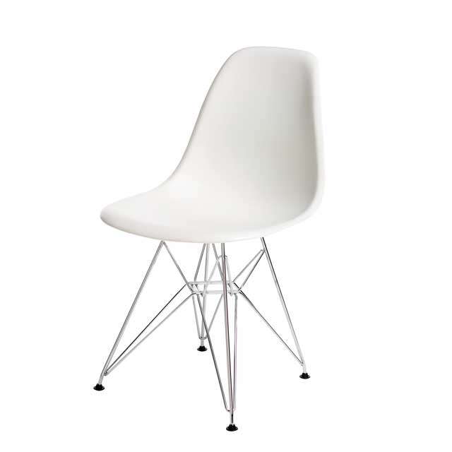 white eames chair