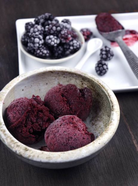Dairy-free Blackberry Coconut Ice Cream Recipe