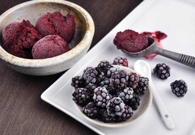 Dairy-free Blackberry Coconut Ice Cream Recipe