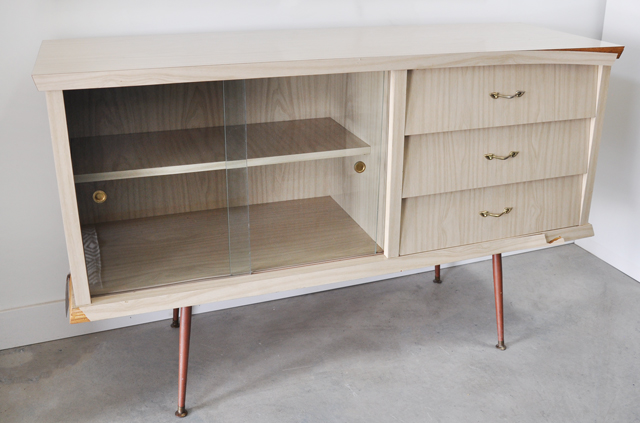 vintage mid century modern sideboard