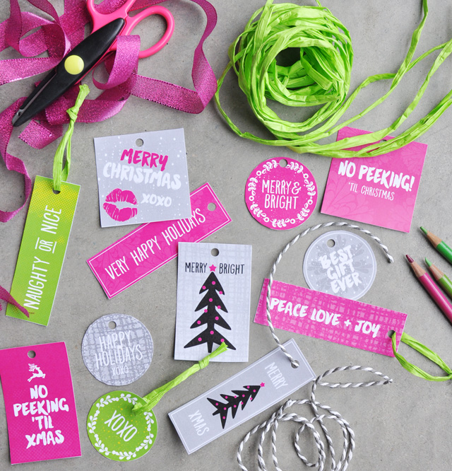 free printable christmas gift tags