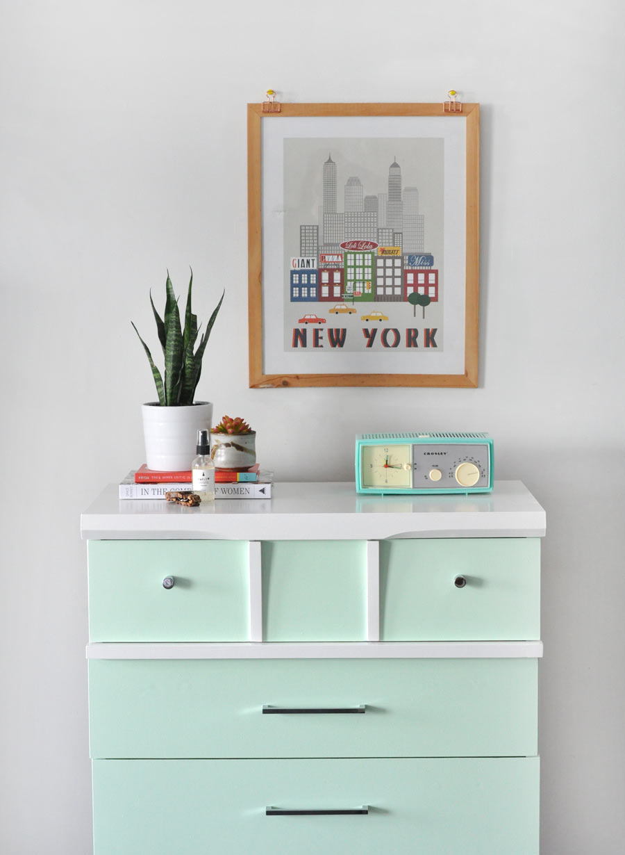 vintage dresser makeover