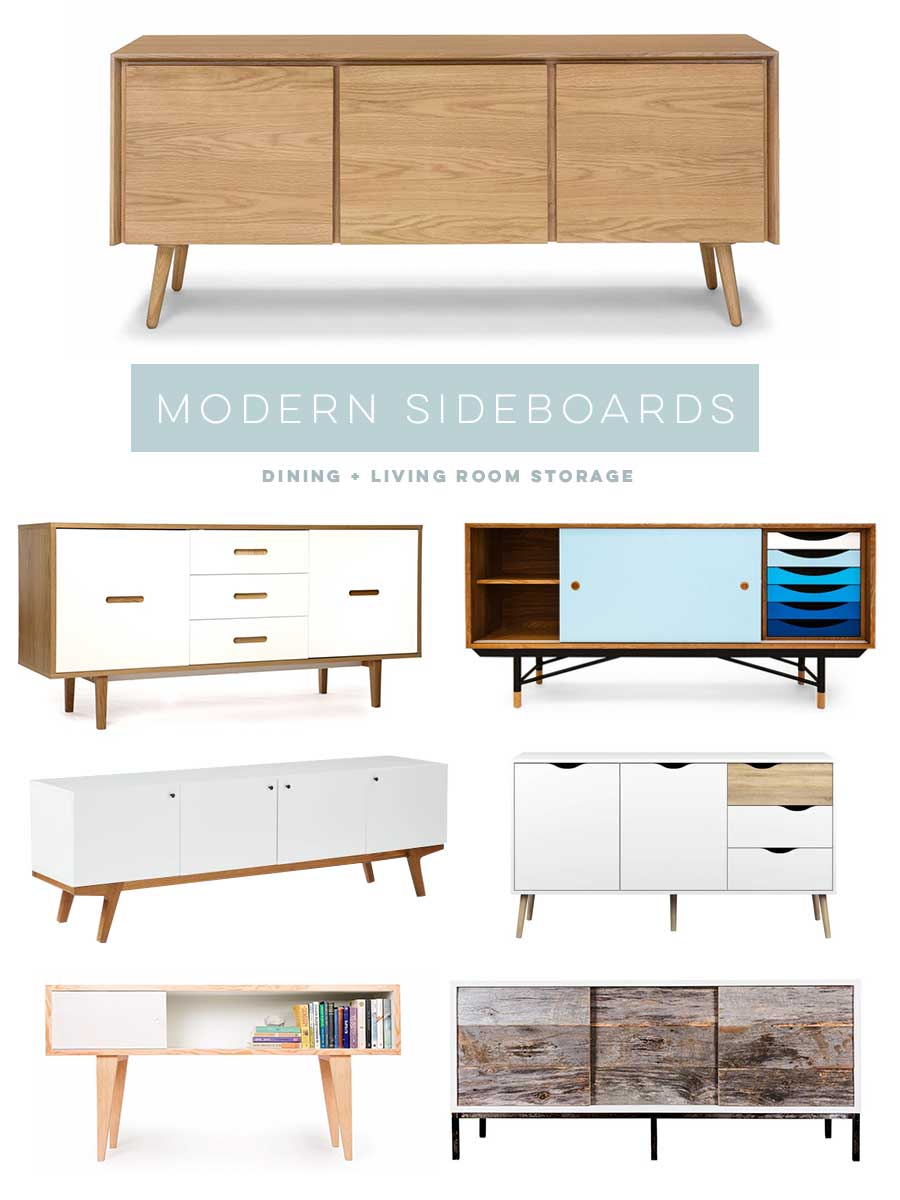 Modern minimalist sideboards via www.visualheart.com
