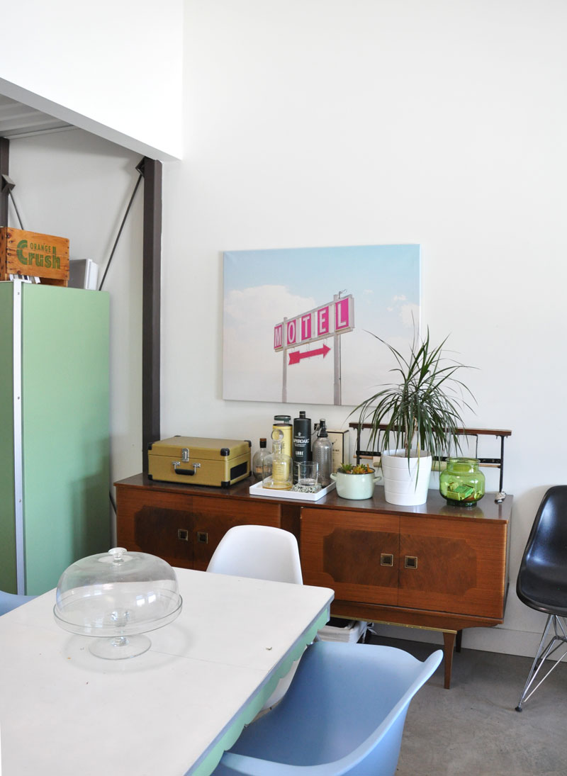 Loft dining room makeover