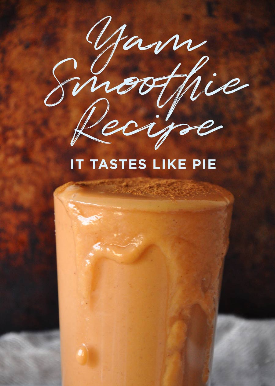 yam smoothie recipe by @visualheart