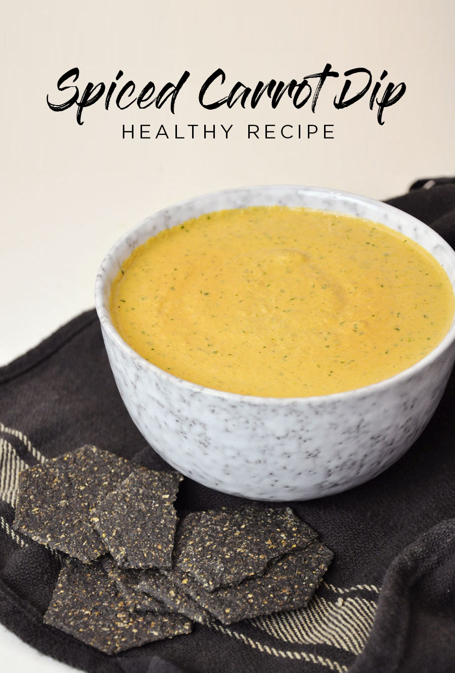 Spiced Carrot Dip Recipe with the Breville Boss from @visualheart