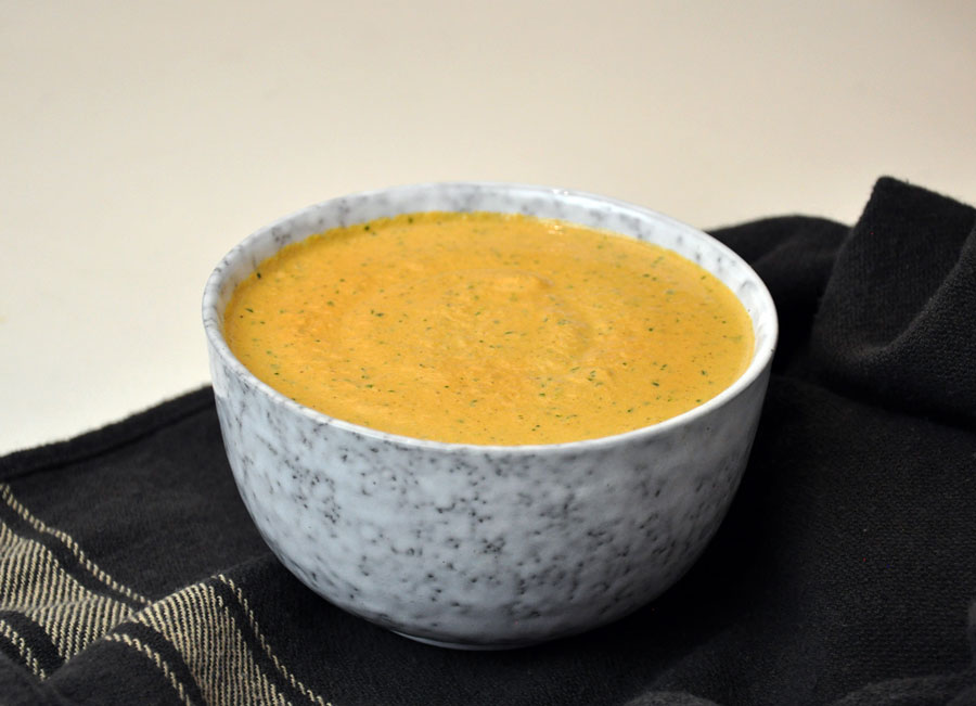 Spiced Carrot Dip Recipe with the Breville Boss from @visualheart