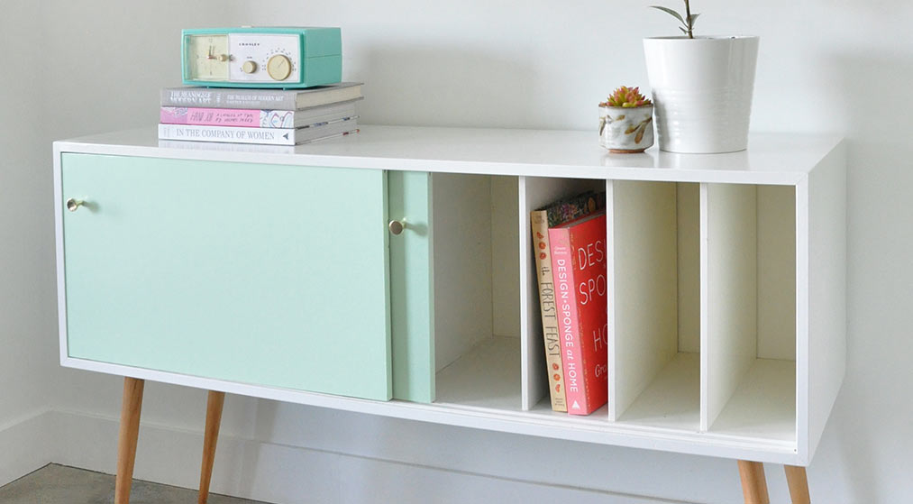 before and after vintage cabinet by @visualheart