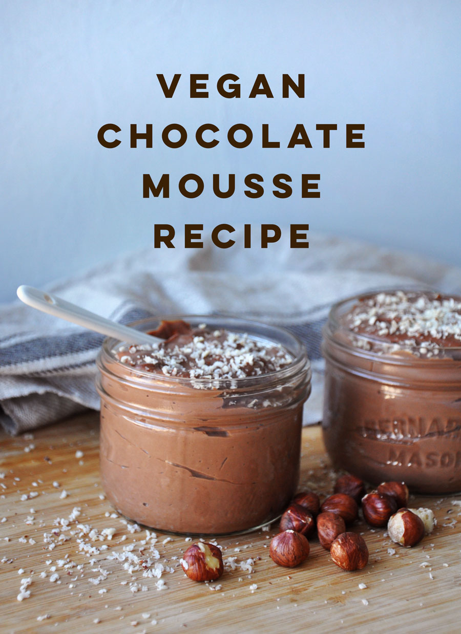 vegan chocolate mousse recipe