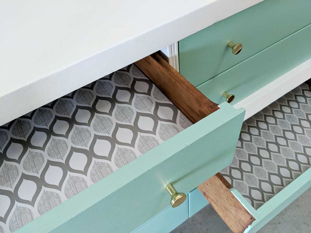 painted dresser drawers