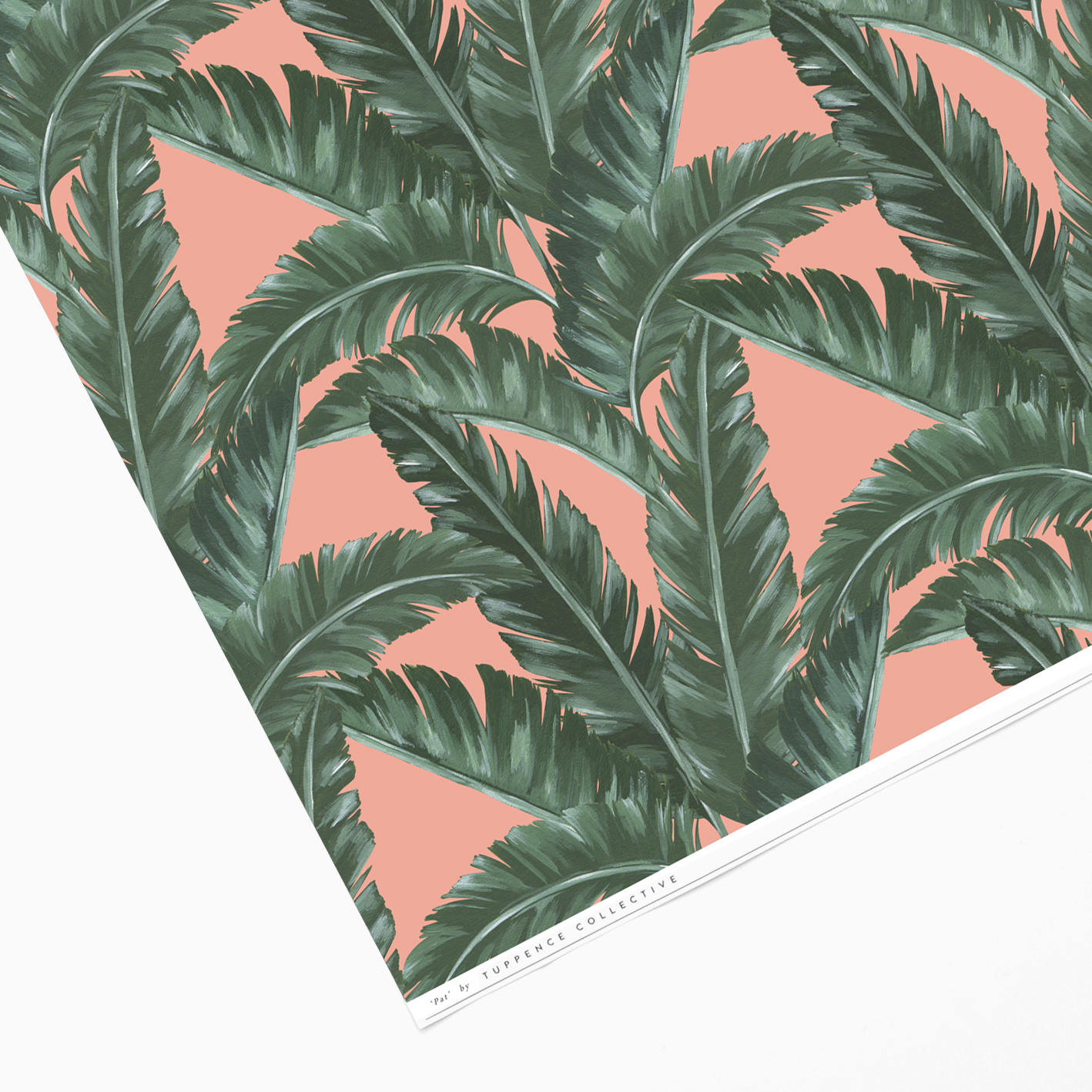 Tropical wrapping paper by TuppenceCollective Etsy