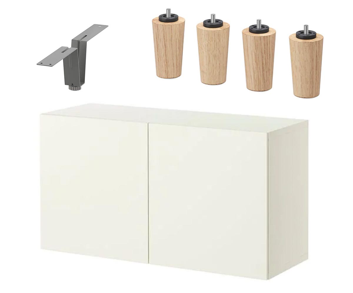 Besta deals cabinet legs