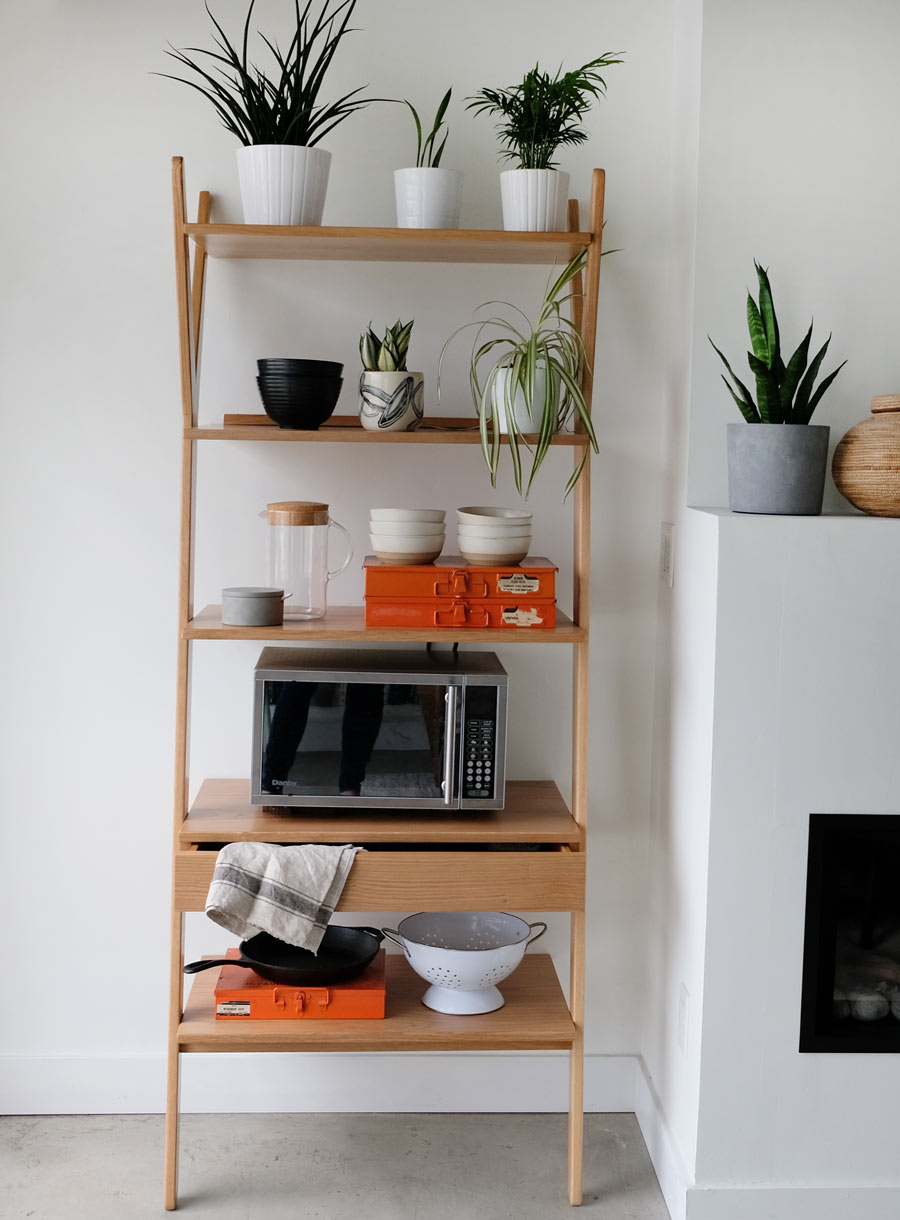 Storage ideas for small spaces - Article Lignum Shelf @visualheart